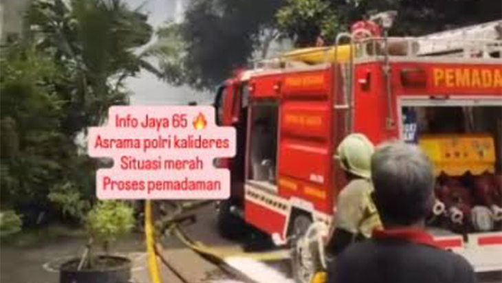 Asrama Polisi Kalideres Ludes Terbakar, Penyebabnya masih Misteri