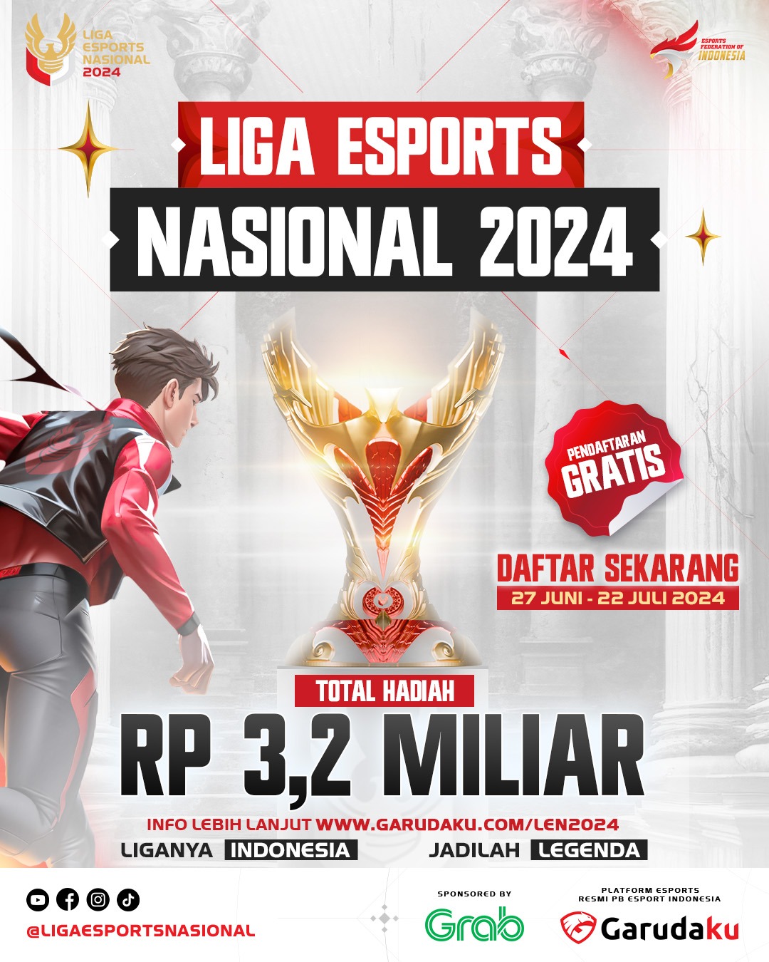 Liga Esports Nasional 2024 siapkan total hadiah senilai Rp 3,2 miliar