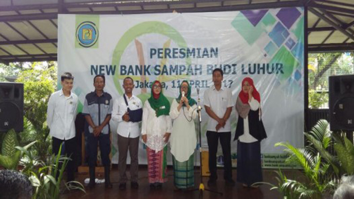 Universitas Budi Luhur Dirikan New Bank Sampah