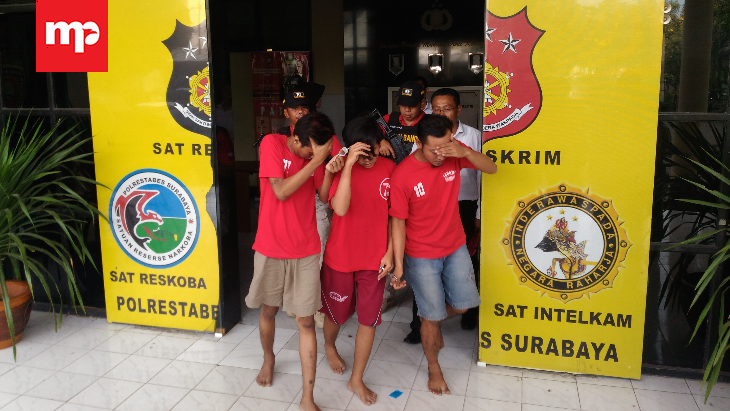 Polrestabes Surabaya Tangkap 180 Penjahat Selama Ramadan