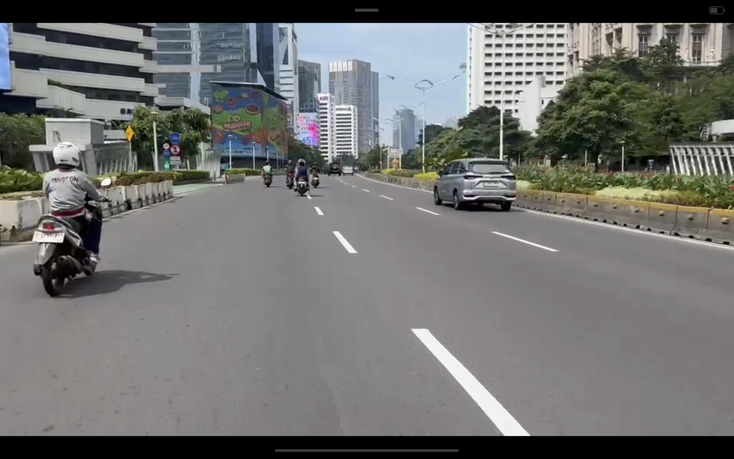 Lebaran Kedua Jalanan Jakarta Masih Lengang, Bintaro ke Monas Cuma Setengah Jam