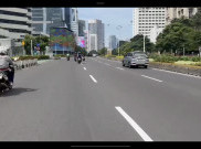 Lebaran Kedua Jalanan Jakarta Masih Lengang, Bintaro ke Monas Cuma Setengah Jam