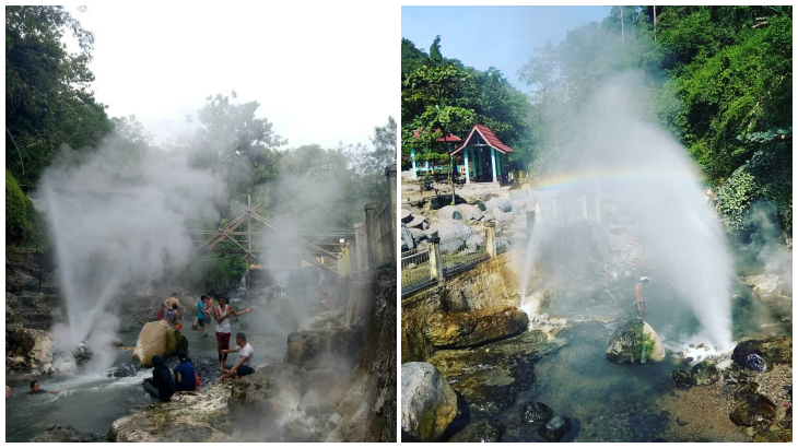 Melihat Geiser di Pemandian Air Panas Cisolok
