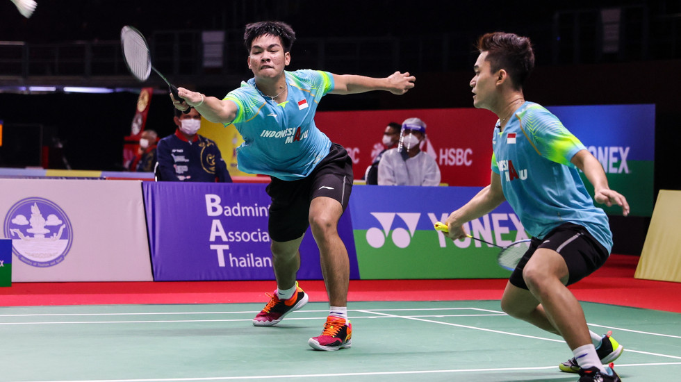 Pasangan Indonesia Leo Rolly Carnando/Daniel Marthin. (Foto: BWF)