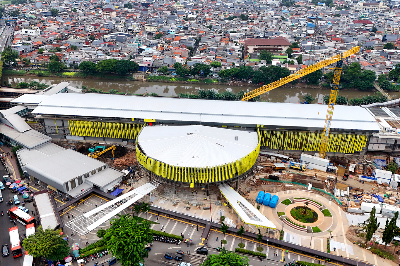 Mengintip Kemegahan Proyek Stasiun Tanah Abang Baru Segera Rampung 