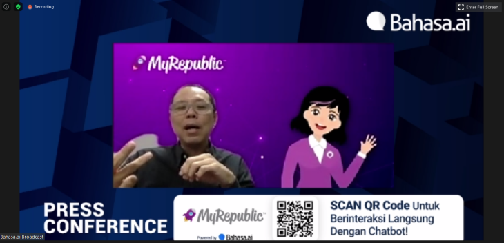 Vice President Customer Journey MyRepublic, Edwin Satyadi (Foto: Screenshot)