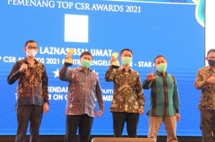 Laznas BSMU Raih 2 Kategori Penghargaan di Top CSR Awards 2021