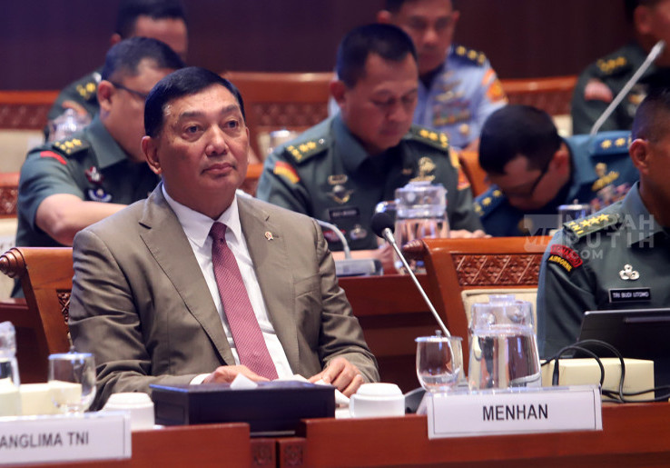 Raker Menteri Pertahanan Sjafrie Sjamsoeddin dengan Komisi I DPR Bahas Peran KODAM Baru