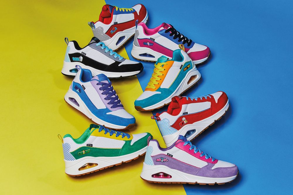 A.R.M.Y, Cek Koleksi Sneakers Terbaru Skecher x BT21
