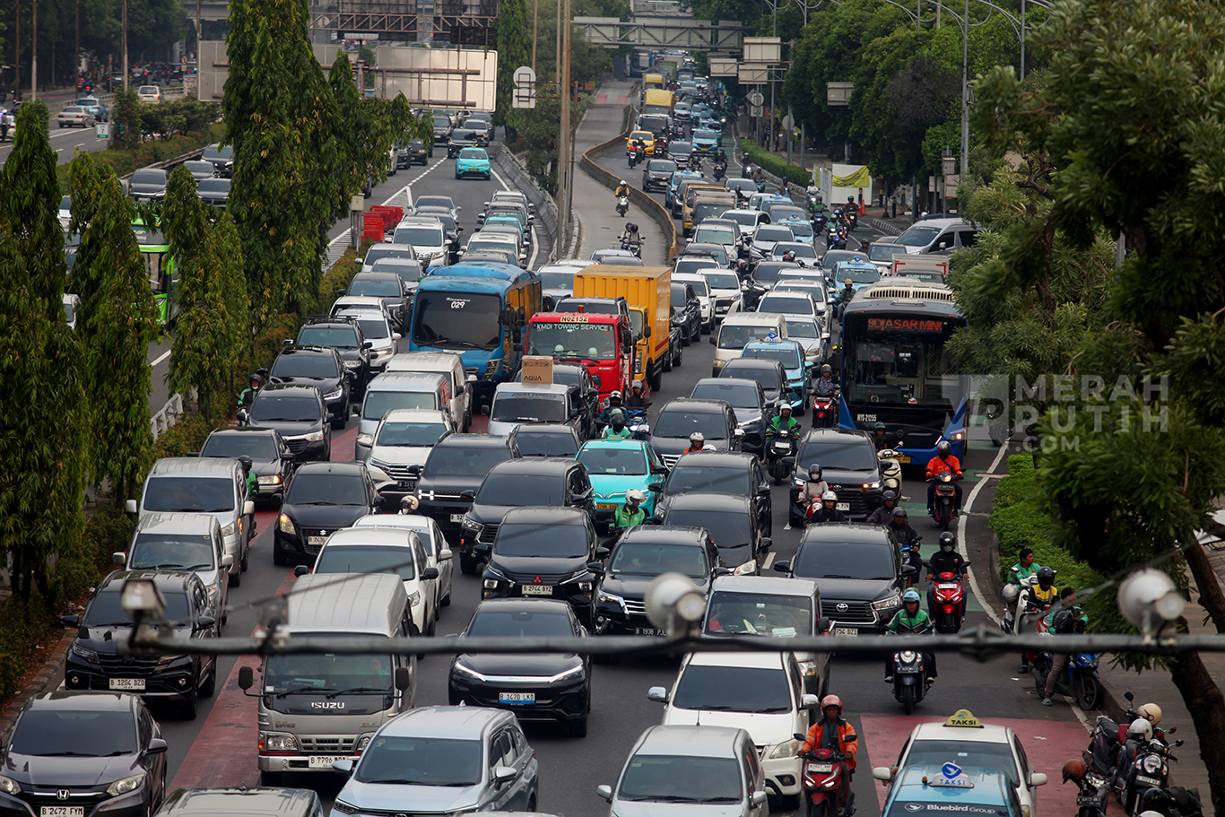 Peringkat Indeks Kemacetan Lalu Lintas di Kota Jakarta Membaik