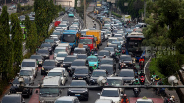 Peringkat Indeks Kemacetan Lalu Lintas di Kota Jakarta Membaik 