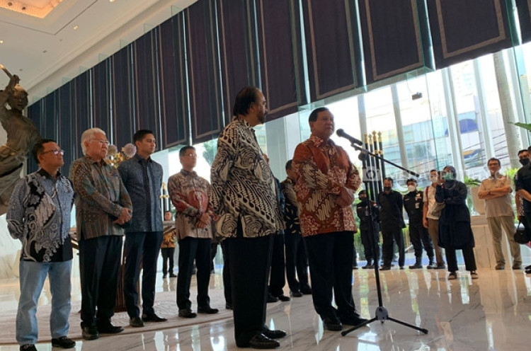 Pertemuan Prabowo-Surya Paloh Berakhir dengan Komitmen Kedua Partai