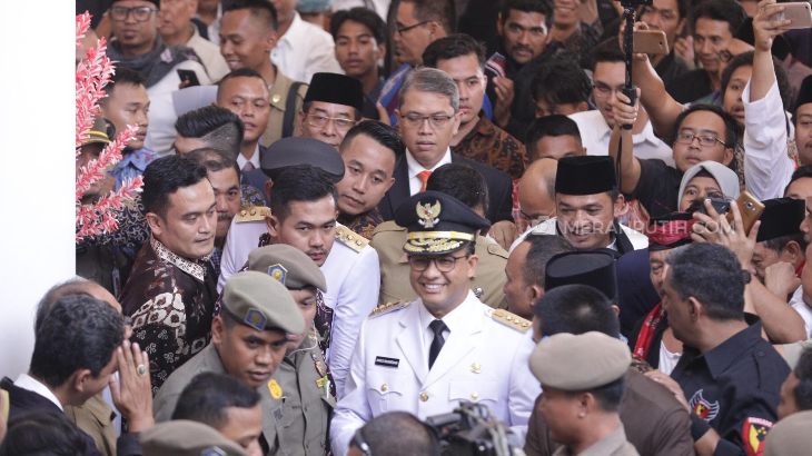 Anies: Kita Tetap Konsisten Tangani Reklamasi
