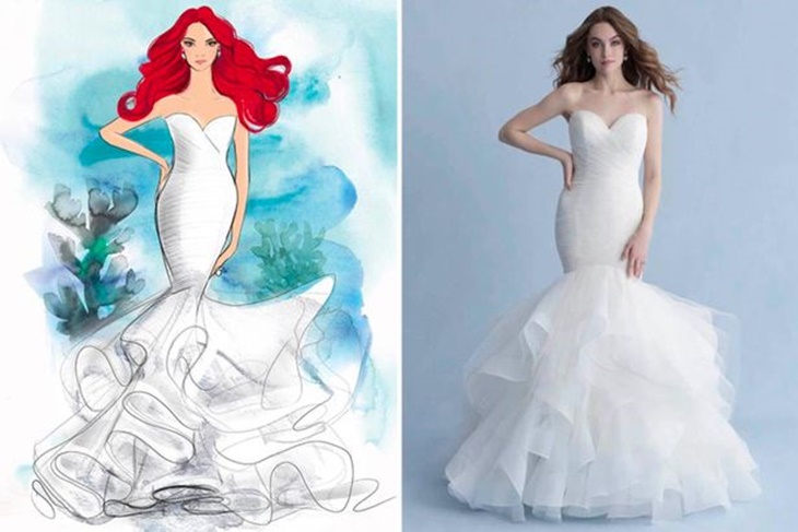 Gaun Pengantin ala Disney Princess