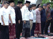 Jokowi Dengarkan Khotbah 7 Pelajaran Kisah Nabi Ibrahim dan Ismail