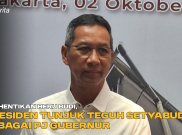 Berhentikan Heru Budi, Presiden Tunjuk Teguh Setyabudi sebagai Pj Gubernur