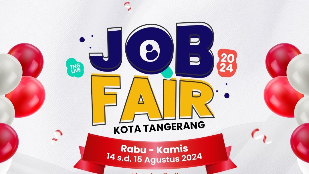 Disnaker Kota Tangerang Gelar Job Fair 14-15 Agustus 2024