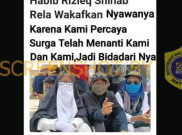 [HOAKS atau FAKTA]: Emak-Emak Pendukung Rizieq Wakafkan Nyawa karena Surga Menanti