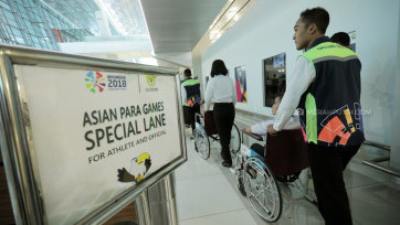 INAPGOC Gelar Simulasi Pelayanan Wheelchair Bagi Atlet Asian Para Games 2018 di Bandara Soetta