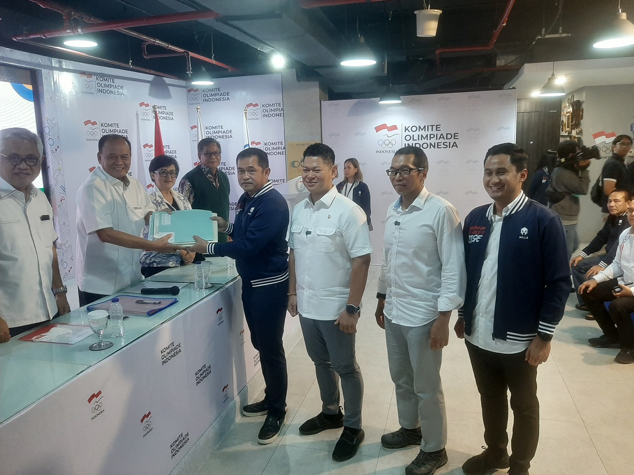 Raja Sapta Oktohari dan Masagoes Ismail Ning secara resmi mendaftar sebagai bakal calon ketua dan wakil ketua NOC Indonesia periode 2023-2027.