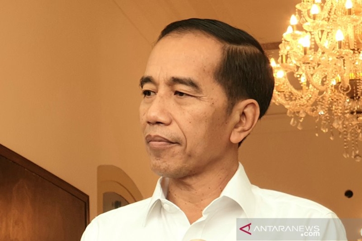 Presiden Joko Widodo dalam jumpa pers di Istana Kepresidenan Bogor, pada Senin (30/9/2019). (Foto: Bayu Prasetyo)