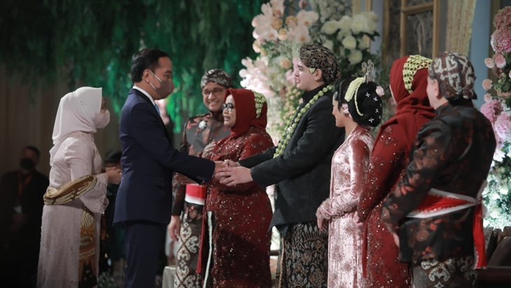Jokowi dan Ibu Negara Hadir di Resepsi Pernikahan Putri Anies Baswedan