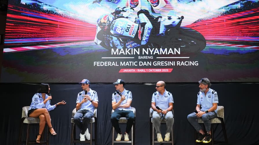 Apresiasi Dukungan 14 Tahun Federal Oil, Gresini Racing Sapa Penggemar di Jakarta Jelang MotoGP Indonesia 2025