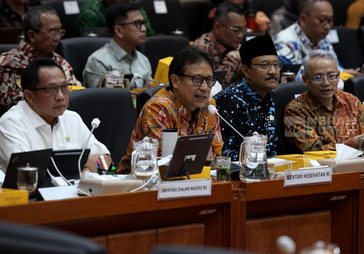 Raker Menkes, Mendagri dan Mensos Bahas Data Penerima Bantuan Iuran JKN  