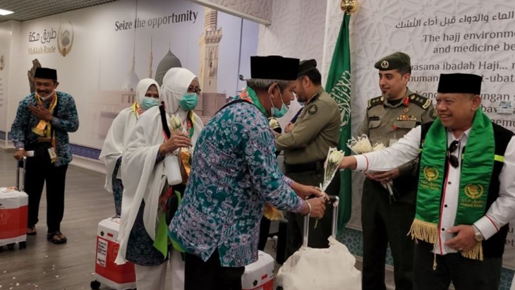 Dubes RI untuk Arab Saudi Sambut Kedatangan Kloter Pertama Calon Jemaah Haji
