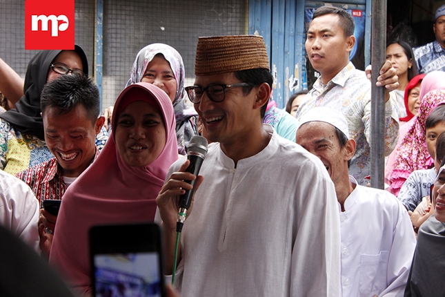 Wagub Sandiaga Tunda Penataan Kawasan Pasar Tanah Abang 