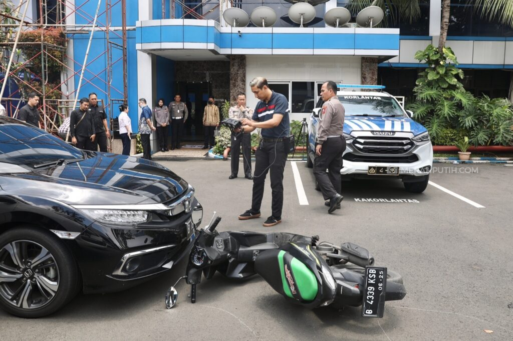 Korlantas Gunakan Alat Pemindai Tiga Dimensi Dukung Penyidikan Kecelakaan