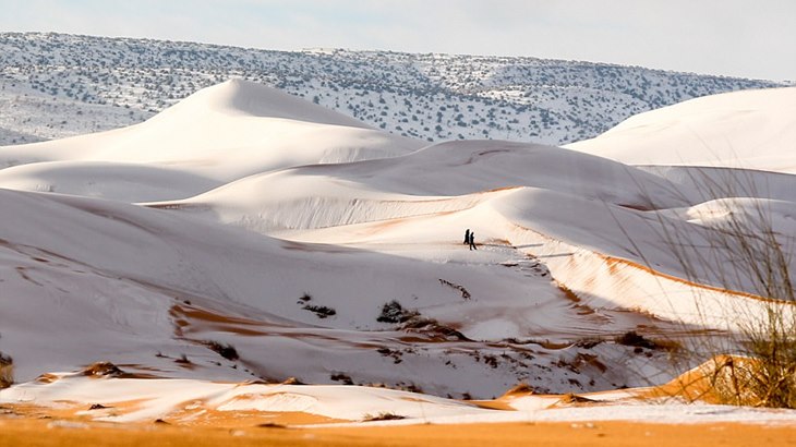 Efek Perubahan Iklim, Sahara Tertutupi Salju