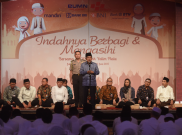 Santuni Anak Yatim, Kedatangan Wapres Disambut Salawat Badar