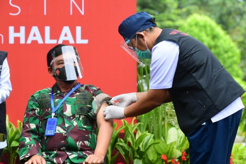 91 Ribu Prajurit TNI Diturunkan Kawal Vaksinasi Nasional