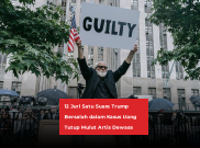 12 Juri Satu Suara Trump Bersalah dalam Kasus Uang Tutup Mulut Artis Dewasa