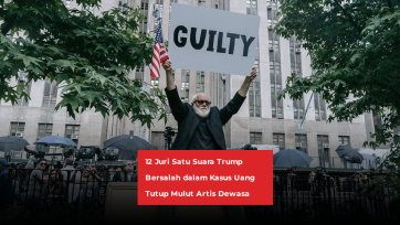 12 Juri Satu Suara Trump Bersalah dalam Kasus Uang Tutup Mulut Artis Dewasa