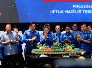 SBY Hadiri Peringatan HUT Ke 23 Partai Demokrat di Jakarta