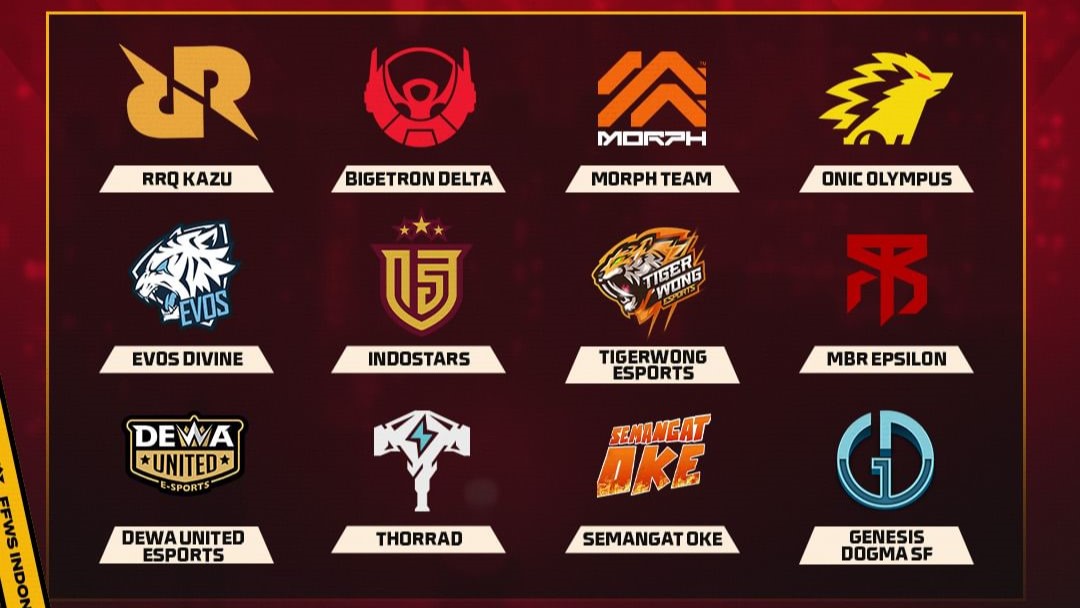 12 Tim Esports Bakal Bersaing di Grand Final FFWS ID 2024 Spring