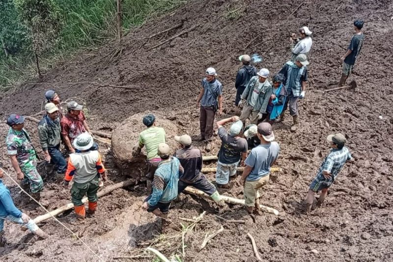 Tanah Longsor 100 Meter Timpa Jalan di Probolinggo, Tembok Rumah Warga Jebol