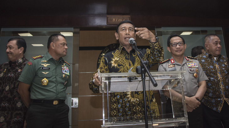 Terkait Polemik Senjata, Wiranto: Ada Upaya Memecah Belah Solidaritas Negara