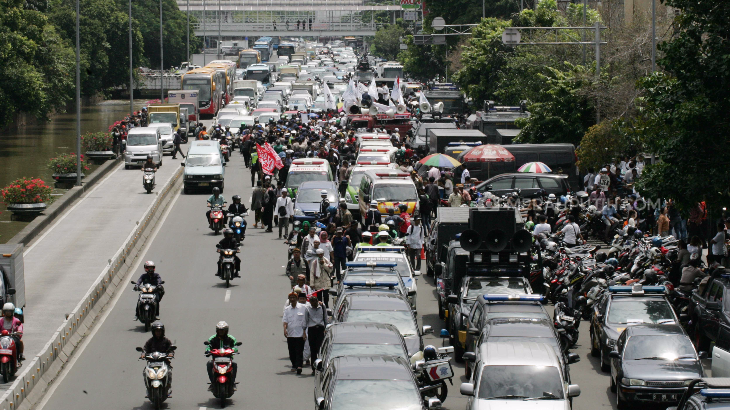 Ini Pengalihan Arus Lalu Lintas Aksi 299