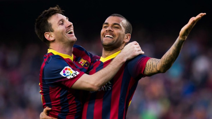 Alves Ungkap Kelemahan Permainan Lionel Messi