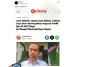 [HOAKS atau FAKTA]: Ijazah Jokowi Hilang, padahal Mau Ditampilkan ke Publik