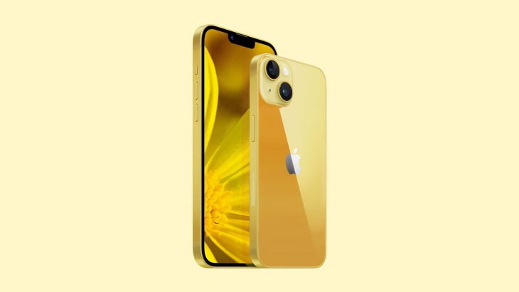 Kuning akan Jadi Warna Spesial untuk iPhone 14 di 2023