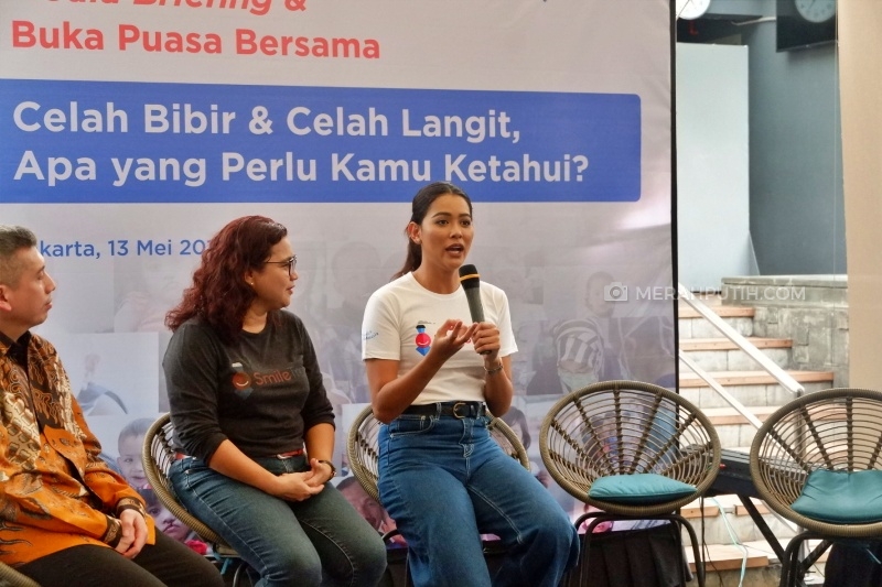 Bunga Jelitha, Duta Smile Train Indonesia 