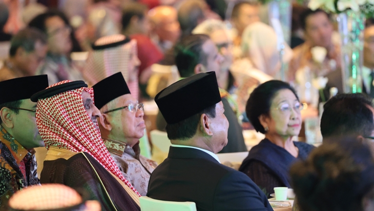 Prabowo Satu Meja dengan Megawati saat Hadiri Hari Nasional Arab Saudi Ke-93