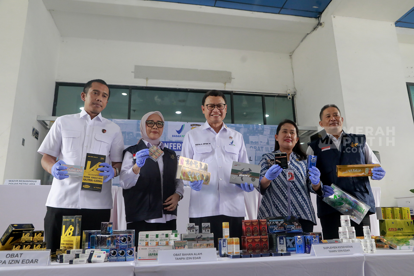 BPOM Pamerkan Hasil Sitaan Obat Ilegal hingga Viagra Senilai Rp2,74 Miliar di Jakarta