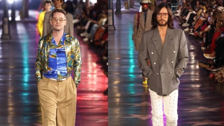 Macaulay Culkin dan Jared Leto Mejeng di Gucci Love Parade