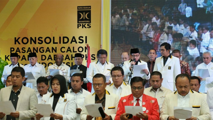 Siap Mundur Jika Jadi Tersangka, Ratusan Cakada PKS Tandatangani Pakta Integritas 