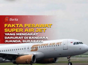 Fakta Pesawat Super Air Jet yang Mendarat Darurat di Bandara Juanda, Surabaya